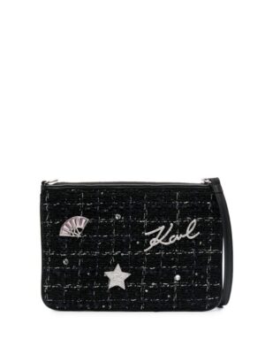 20575431_50792951_1000.jpg Karl Lagerfeld K/Skuare bouclé clutch bag