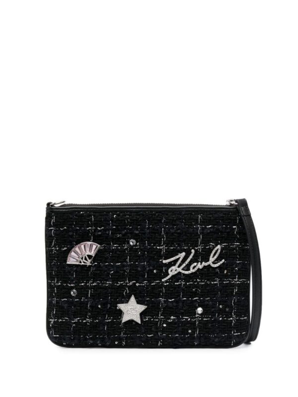 20575431_50792951_1000.jpg Karl Lagerfeld K/Skuare bouclé clutch bag