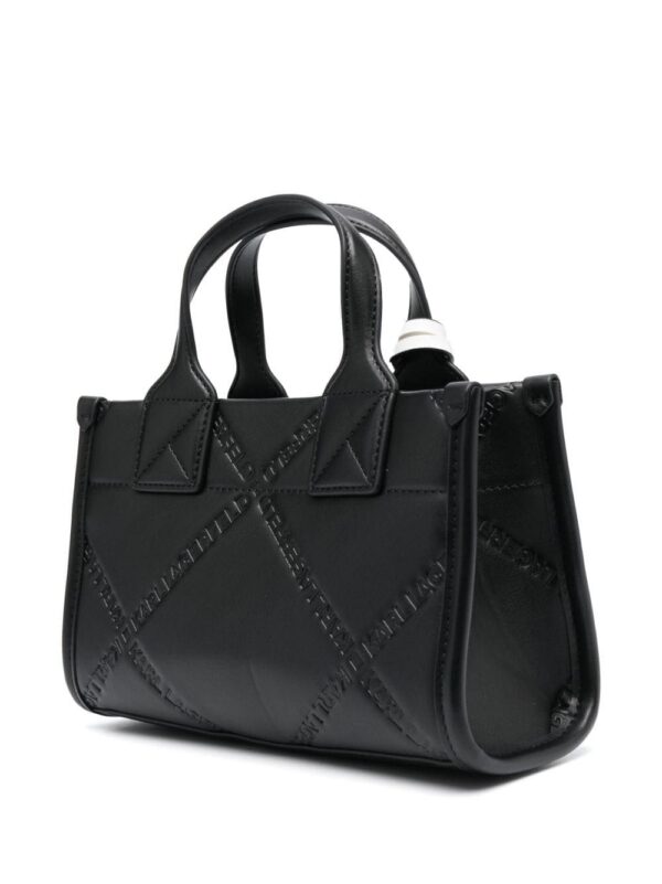 20576789_50796846_1000.jpg Karl Lagerfeld small K/Skuare logo-embossed tote bag