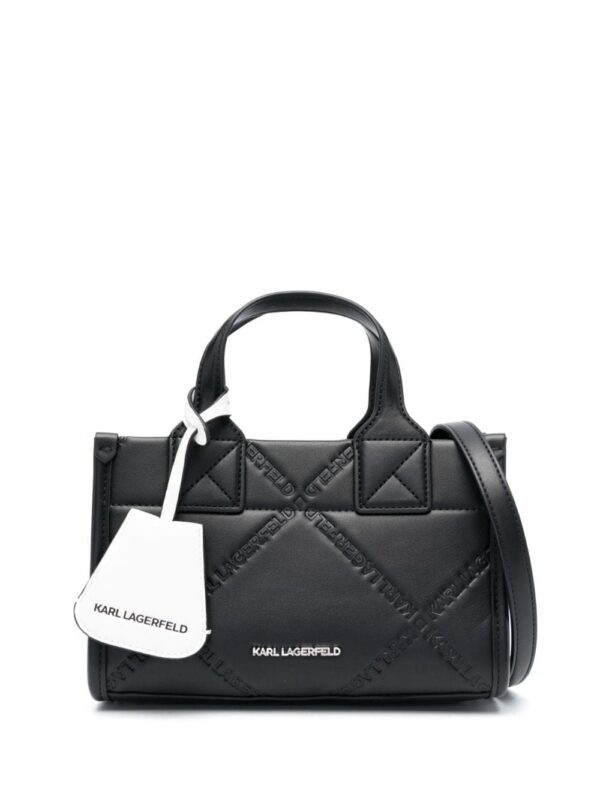 20576789_50806730_1000.jpg Karl Lagerfeld small K/Skuare logo-embossed tote bag