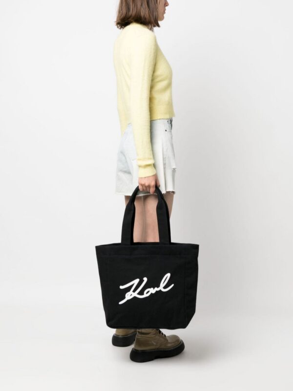 20576809_50791616_1000.jpg Karl Lagerfeld K/Signature canvas tote bag