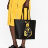 Versace Jeans Couture Barocco-print detail tote bag