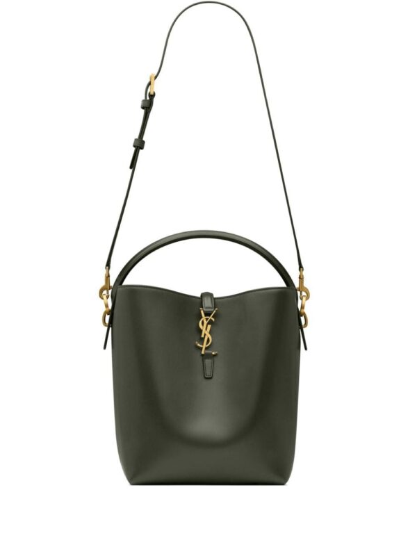 20697879_51473917_1000.jpg Saint Laurent Catherin logo-plaque leather bag