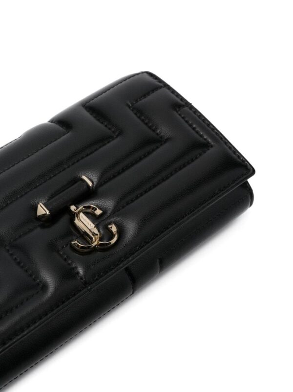20715399_50660982_1000.jpg Jimmy Choo logo-plaque quilted shoulder bag