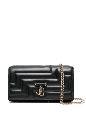 20715399_50660984_1000.jpg Jimmy Choo logo-plaque quilted shoulder bag