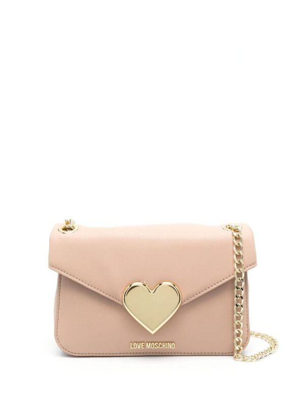 20715630_50660722_1000.jpg Love Moschino heart-plaque shoulder bag