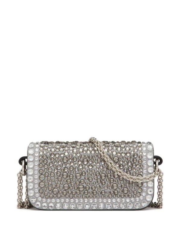 Valentino Garavani micro Locò rhinestone-embellished chain bag