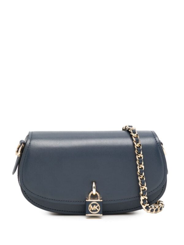 20913828_51402274_1000.jpg Michael Kors small Mila logo-plaque crossbody bag