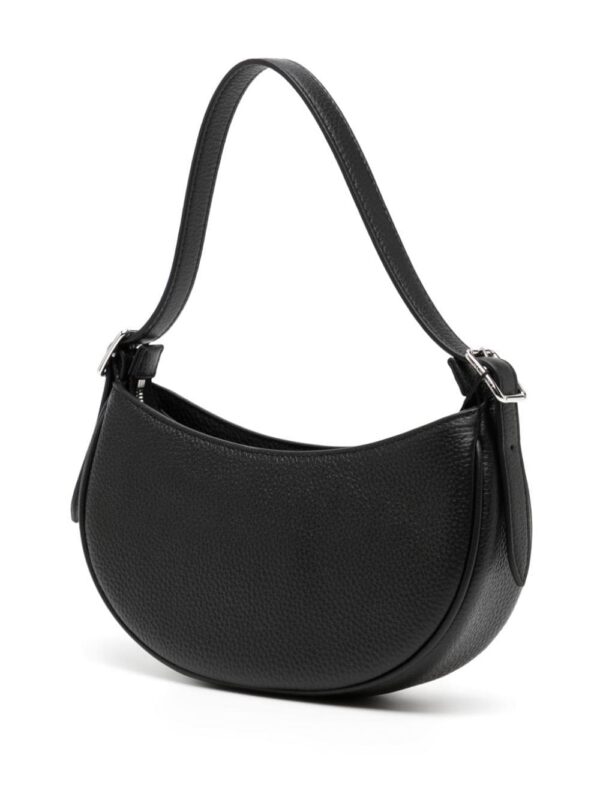 Lacoste logo-plaque leather shoulder bag