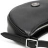 Lacoste logo-plaque leather shoulder bag