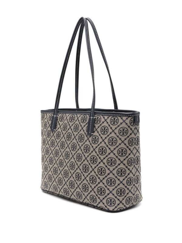21490388_51565697_1000.jpg Tory Burch small T Monogram jacquard tote bag