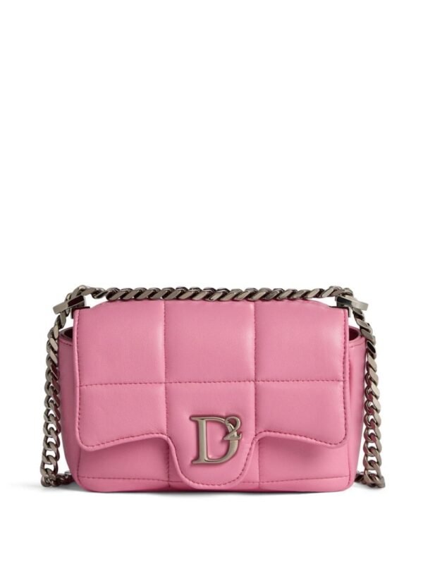 21499037_52130752_1000.jpg DSQUARED2 logo-plaque quilted leather bag