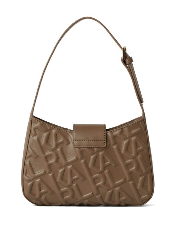 21539313_53449351_1000.jpg Karl Lagerfeld logo-embossed leather shoulder bag