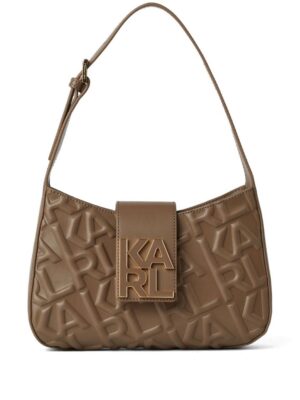 21539313_53449355_1000.jpg Karl Lagerfeld logo-embossed leather shoulder bag