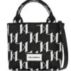 21539376_52496769_1000.jpg Karl Lagerfeld small K/Monogram knitted tote bag