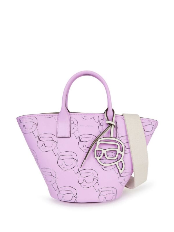 21539392_52496943_1000.jpg Karl Lagerfeld Ikonik perforated tote bag