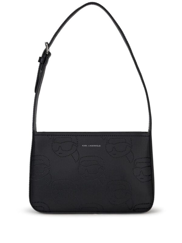 Karl Lagerfeld Ikonik perforated leather shoulder bag