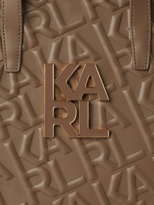 21540185_53449479_1000.jpg Karl Lagerfeld logo-embossed leather tote bag
