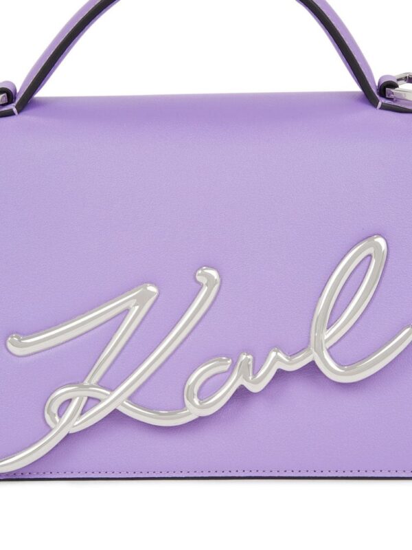 21540220_52497059_1000.jpg Karl Lagerfeld medium Signature leather crossbody bag
