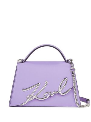21540220_52497063_1000.jpg Karl Lagerfeld medium Signature leather crossbody bag