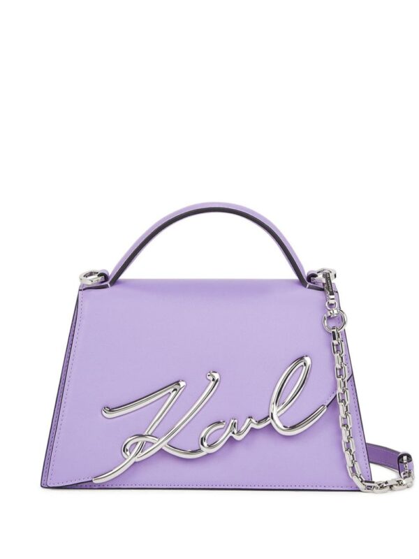 21540220_52497063_1000.jpg Karl Lagerfeld medium Signature leather crossbody bag