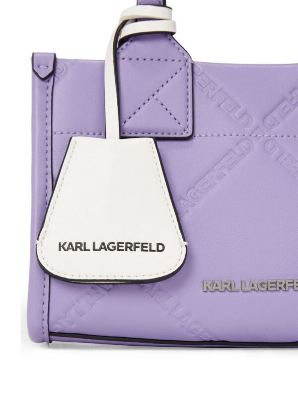 21540226_52500057_1000.jpg Karl Lagerfeld small K/Skuare logo-embossed tote bag