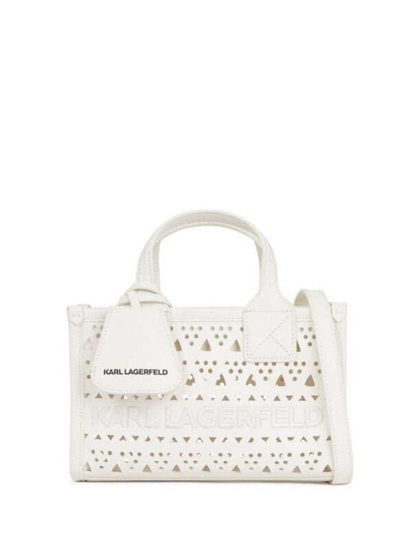 21541408_52481405_1000.jpg Karl Lagerfeld small K/Skuare perforated tote bag