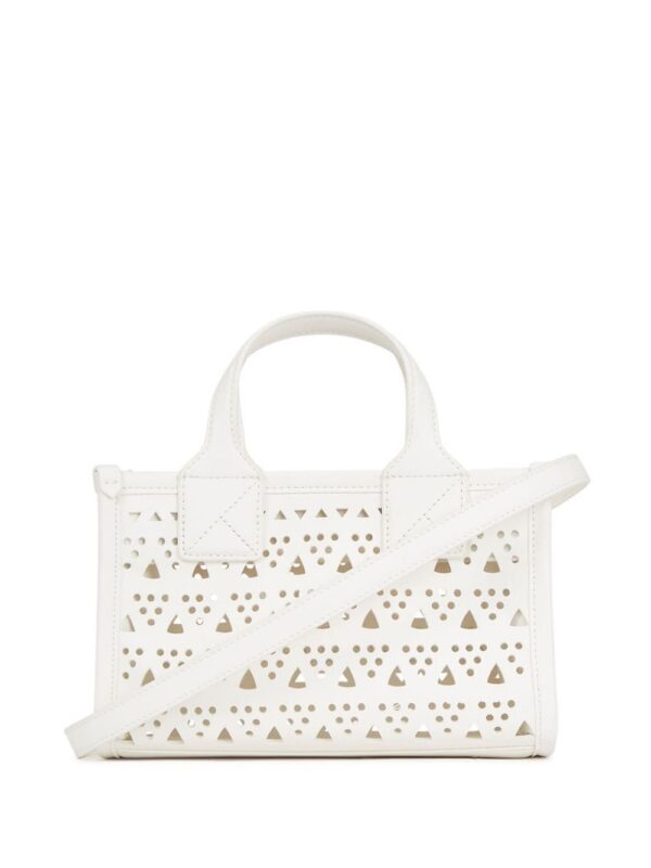 21541408_52481410_1000.jpg Karl Lagerfeld small K/Skuare perforated tote bag