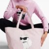 21541421_52520897_1000.jpg Karl Lagerfeld Ikonik Monogram Choupette tote bag