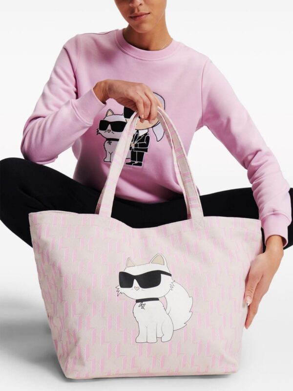 21541421_52520897_1000.jpg Karl Lagerfeld Ikonik Monogram Choupette tote bag