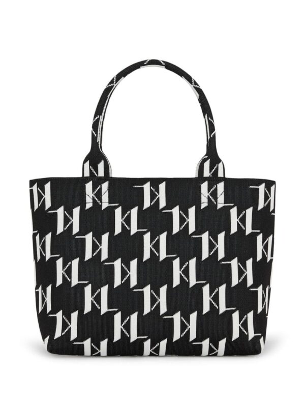 21541438_52482787_1000.jpg Karl Lagerfeld medium K/Monogram knitted tote bag