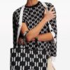 21541438_52482794_1000.jpg Karl Lagerfeld medium K/Monogram knitted tote bag