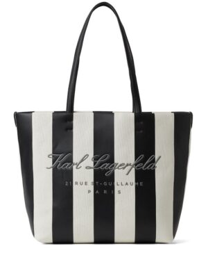 21541465_52559076_1000.jpg Karl Lagerfeld Hotel Karl striped canvas beach bag