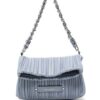 21588124_51675445_1000.jpg Karl Lagerfeld medium K/kushion logo-lettering pleated tote bag