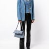 21588124_51675449_1000.jpg Karl Lagerfeld medium K/kushion logo-lettering pleated tote bag