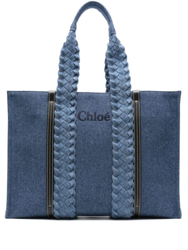 21747129_52654396_1000.jpg Chloé large Woody denim tote bag