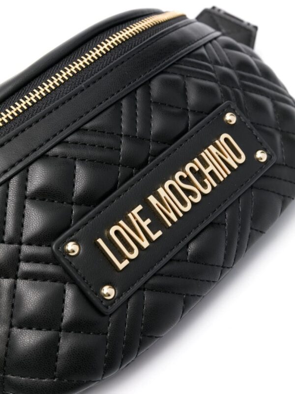 21773631_52264611_1000.jpg Love Moschino logo-plaque belt bag