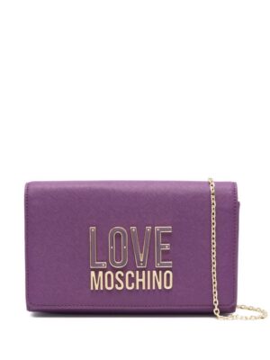 21773665_51669882_1000.jpg Love Moschino enamelled logo-lettering crossbody bag
