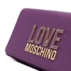 Love Moschino enamelled logo-lettering crossbody bag