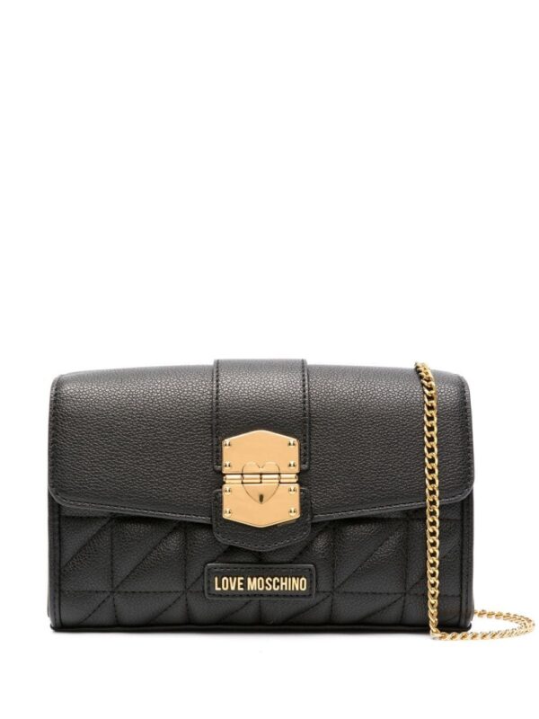 21773676_51658597_1000.jpg Love Moschino logo-lettering quilted crossbody bag