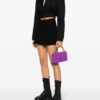 Love Moschino enamelled logo-lettering tote bag