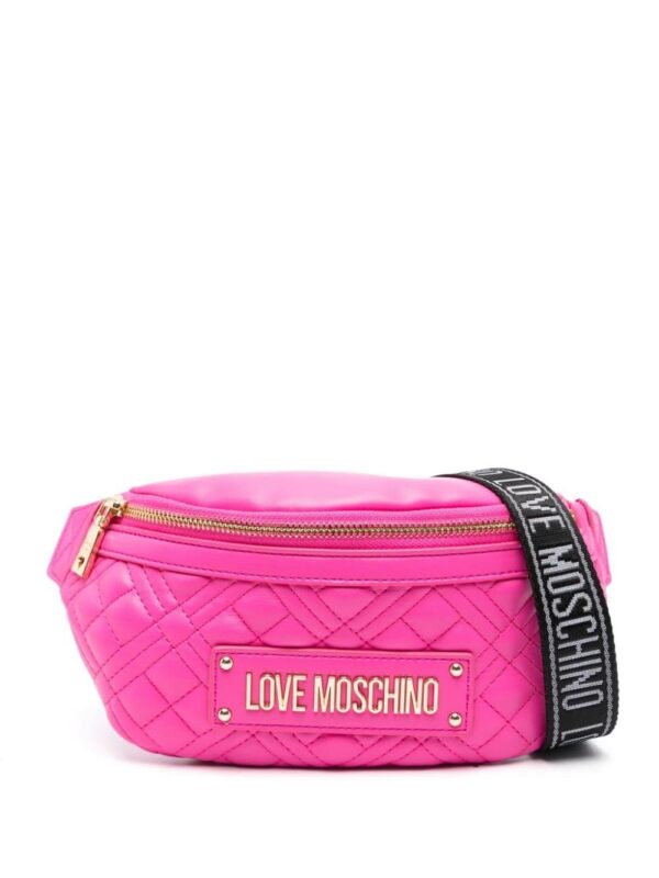 21777383_52264619_1000.jpg Love Moschino logo-lettering quilted belt bag