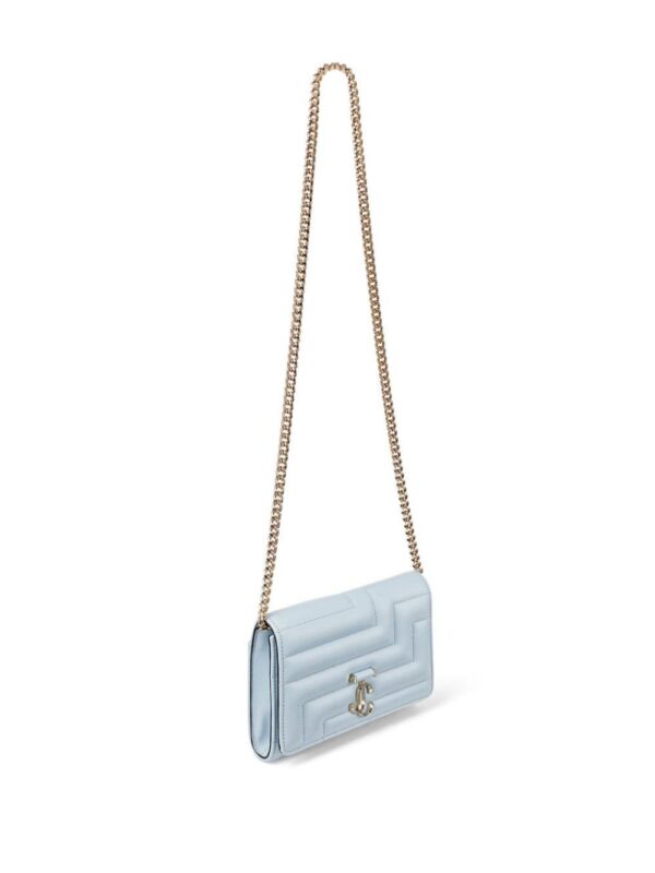 Jimmy Choo Avenue quilted leather clutch bag