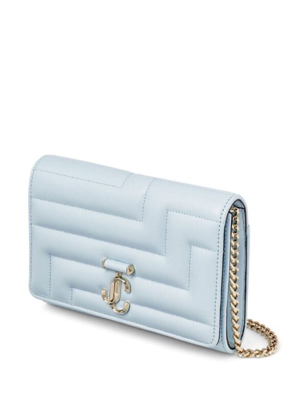 Jimmy Choo Avenue quilted leather clutch bag