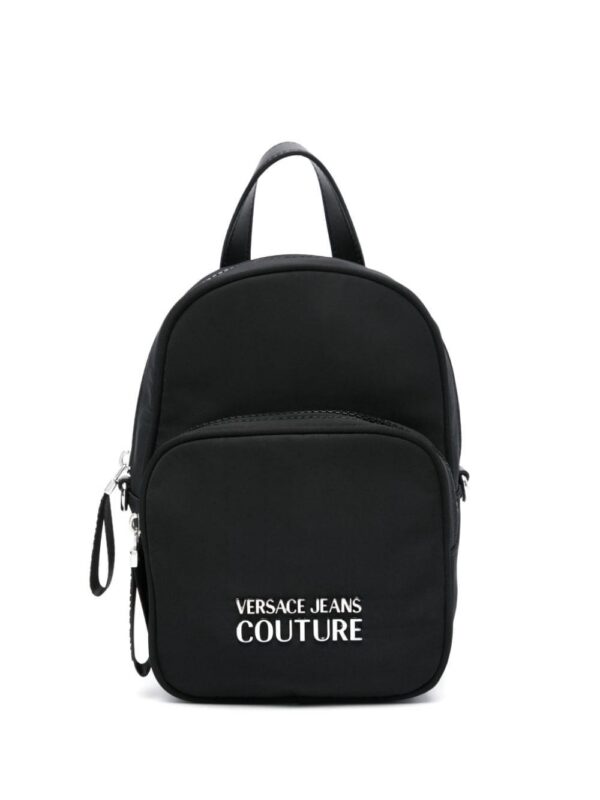 21829088_51673314_1000.jpg Versace Jeans Couture logo-lettering zipped backpack