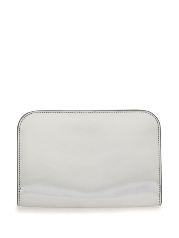 21832390_52055257_1000.jpg Ferragamo mini Diana metallic-finish clutch