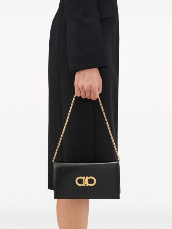 Ferragamo Double Gancini leather mini bag