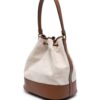 Moschino monogram-jacquard bucket bag