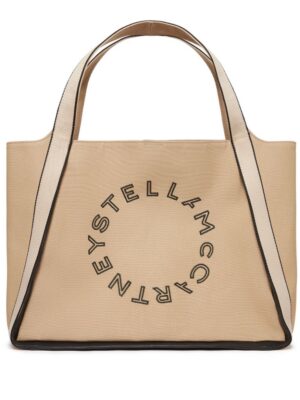 22052043_51932636_1000.jpg Stella McCartney logo-embroidered canvas tote bag