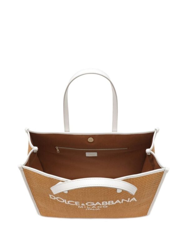 22052940_52043617_1000.jpg Dolce & Gabbana large Shopping woven tote bag